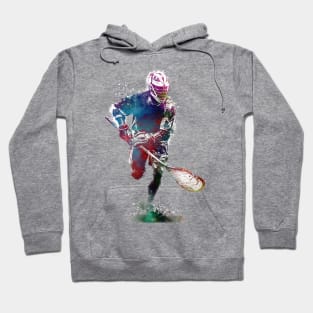 Lacrosse sport art #lacrosse #sport Hoodie